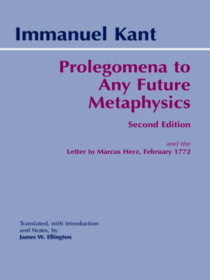cover image of Prolegomena to Any Future Metaphysics
